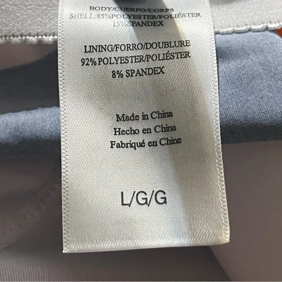 Nautica Striped Tankini Top, Size Large - Picture 7 of 9